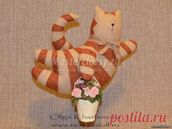 Поделка на Новый год. Кукла тильда "Летящий кот" своими руками. Мастер-класс с пошаговым фото / Мастерклассы Блоги