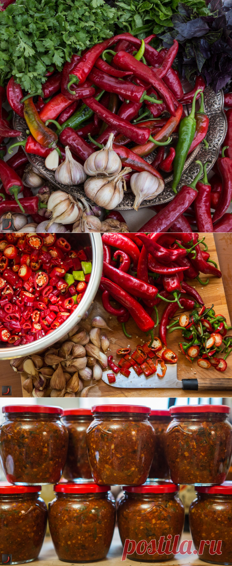 Заготовки, ч.6, аджика. - КУЛИНАРНЫЕ ЭТЮДЫ