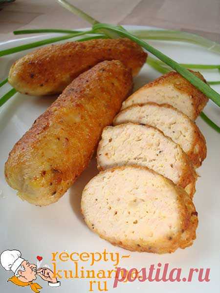 Нежные колбаски из куриного мяса