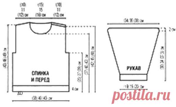 Красивый вязаный пуловер для мальчика