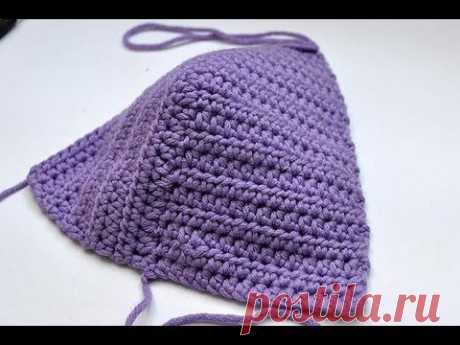 How to Crochet * Bikini Top * Bustier for Summer Top - YouTube