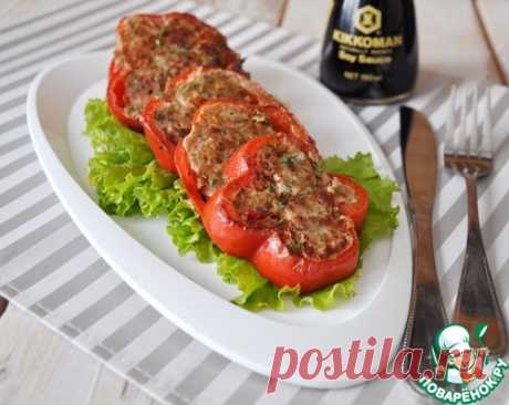 Фаршированные кольца перца – кулинарный рецепт