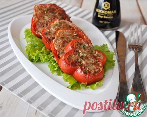 Фаршированные кольца перца – кулинарный рецепт