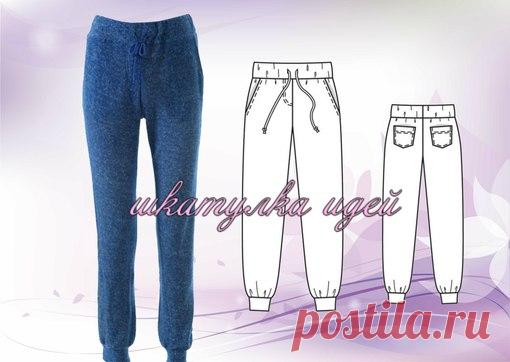 штаны на резинке 36-44 евро