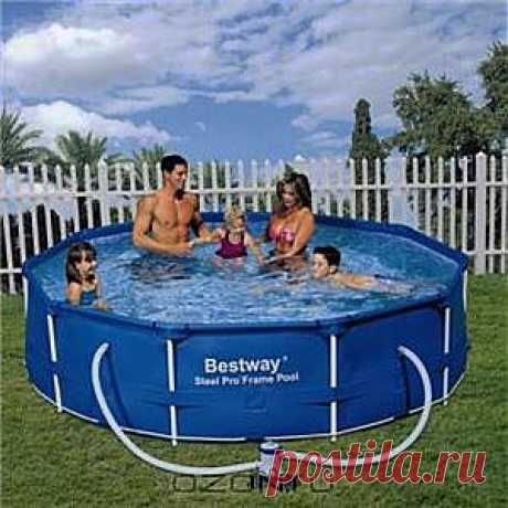 Купить Бассейн круглый на стойках Bestway 56059 Каркасный бассейн Bestway 56059 бассейн круглый на стойках Размеры: 305 х 76 см Вместимость (90 %): 4 678 л Металлические стойки В комплект входят: DVD диск по установке и использованию электрический фильтрующий насос 58145 картридж 58093