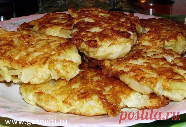 Капустные оладушки на кефире - Готовить Вкусно (ツ)
