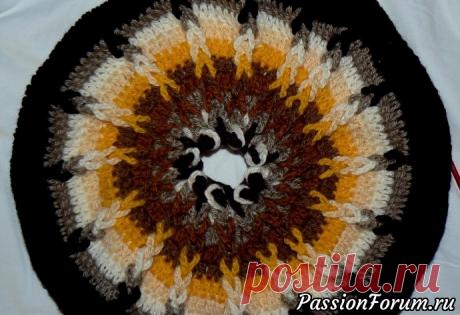 Сидушка на стул. Мой первый мастер класс - запись пользователя Eva (Ева Мирославовна) в сообществе Вязание крючком в категории Вязаные крючком аксессуары