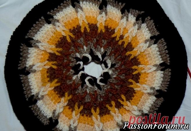 Сидушка на стул. Мой первый мастер класс - запись пользователя Eva (Ева Мирославовна) в сообществе Вязание крючком в категории Вязаные крючком аксессуары