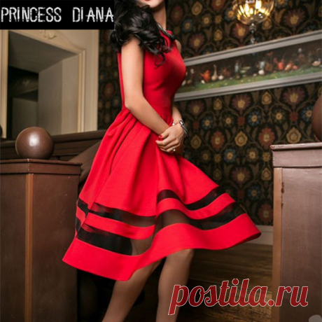 dresses for wedding parties Picture - More Detailed Picture about Princess Diana 2016 New Style Summer Women Dress Red Sexy Vintage Mesh Patchwork Prom Maxi Dresses Picture in Dresses from Princess Diana | Aliexpress.com | Alibaba Group