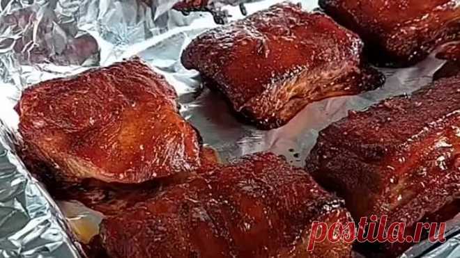 Вкусные свиные ребра