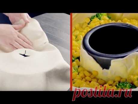 Кидаем овощи в форму для кекса. Как просто и оригинально!