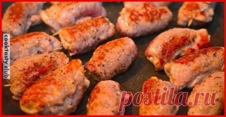 Ароматные мясные рулеты с чесноком и сыром - Apetitno.TV