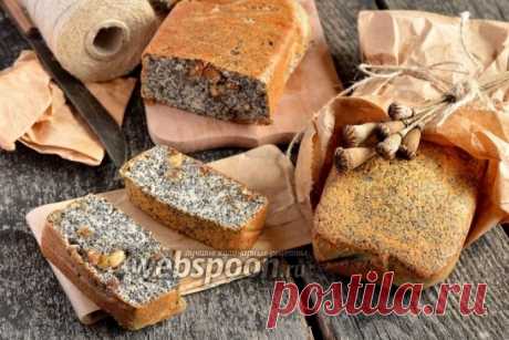 Маковый кекс с орехами и изюмом рецепт с фото, как приготовить на Webspoon.ru