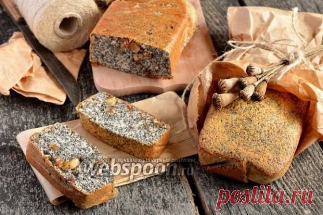 Маковый кекс с орехами и изюмом рецепт с фото, как приготовить на Webspoon.ru