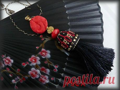 Pendentif " Si lin" - Les perles de PUCA