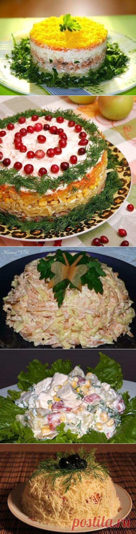 10 РЕЦЕПТОВ ПРИГОТОВЛЕНИЯ ОЧЕНЬ ВКУСНЫХ САЛАТОВ! | Варварушка-Рукодельница