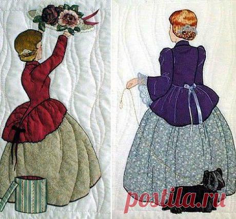 Лоскутное шитьё Лоскутное шитьёТехника не новая: лоскуты, аппликация, ручные швы. Но очень как-то неожиданно набрела и удивилась. Теперь это называют винтаж, а картинами украшают дома. Helen R.Scott — американская ру...