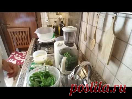 Итальянская вкуснятина. Песто из базилика. (Pesto di basilico).