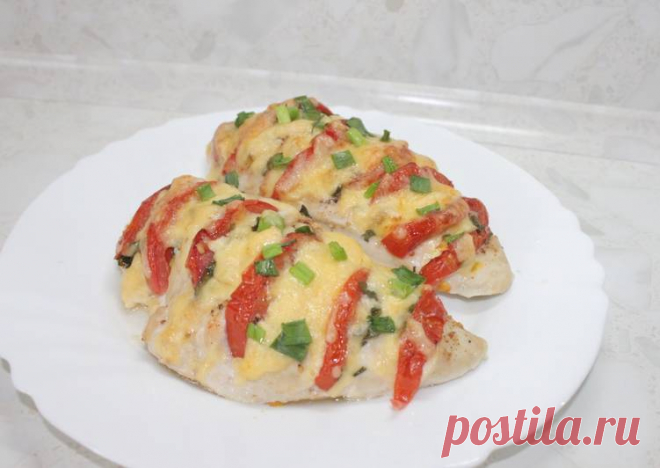Куриная грудка А-ля Капрезе - пошаговый рецепт с фото. Автор рецепта Светлана Матюшина . - Cookpad