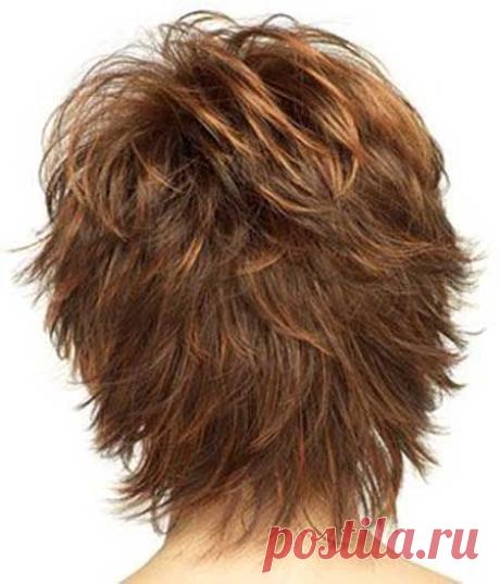 Short Wavy Hair with Layered Back | hair