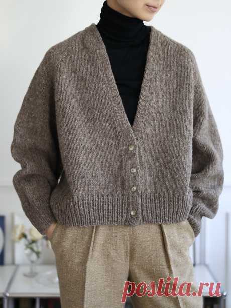 Ravelry: Puro Cardigan pattern by Rui Yamamuro