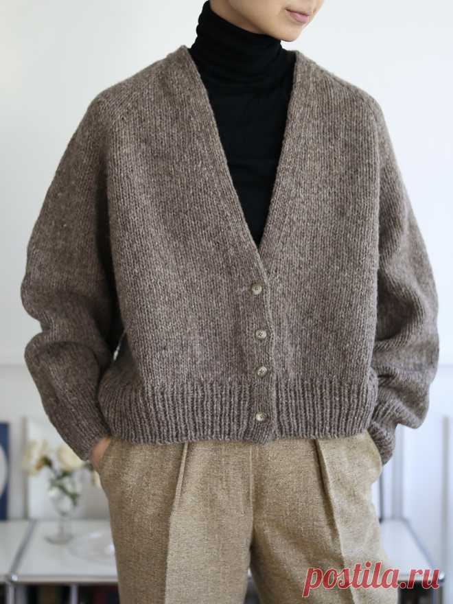 Ravelry: Puro Cardigan pattern by Rui Yamamuro