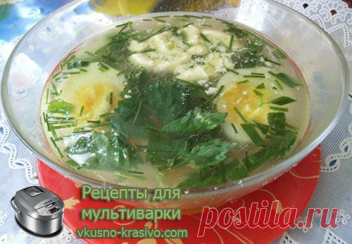 Щи в мультиварке с молодой капустой и крапивой » Рецепты для мультиварки