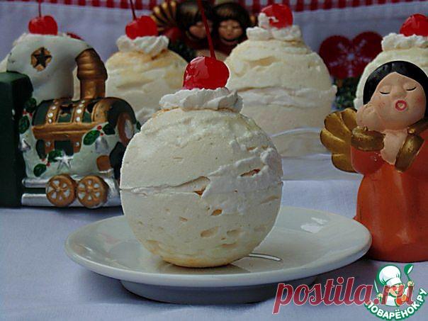 Безе с вишней "Снежный шар" | Четыре вкуса