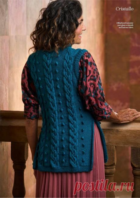 Великолепная туника "косами" от Зе Книттер | Переводим схемы и описание | Тепло о вязании | Пульс Mail.ru