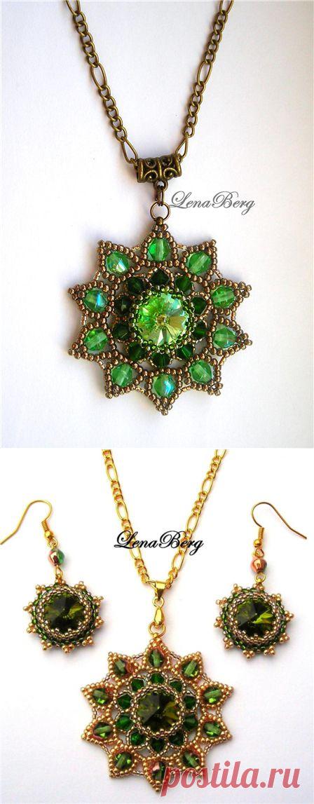 Комплект "Галина" | biser.info - всё о бисере и бисерном творчестве