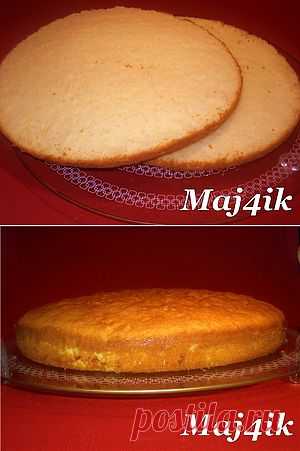 Бисквит, который получается всегда. Рецепт c фото, мы подскажем, как приготовить!