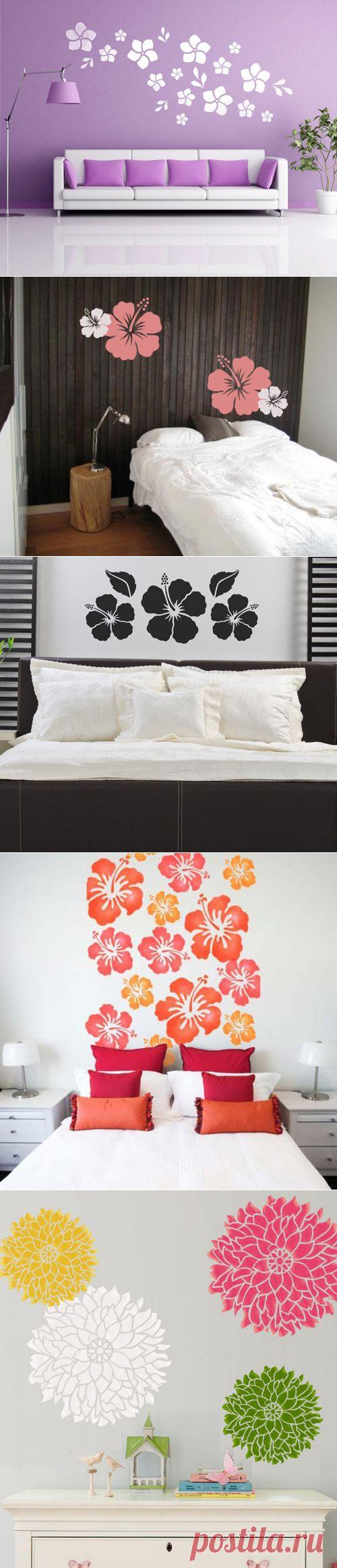 Трафареты цветов. Трафареты цветков для вырезания и декорирования | вТему