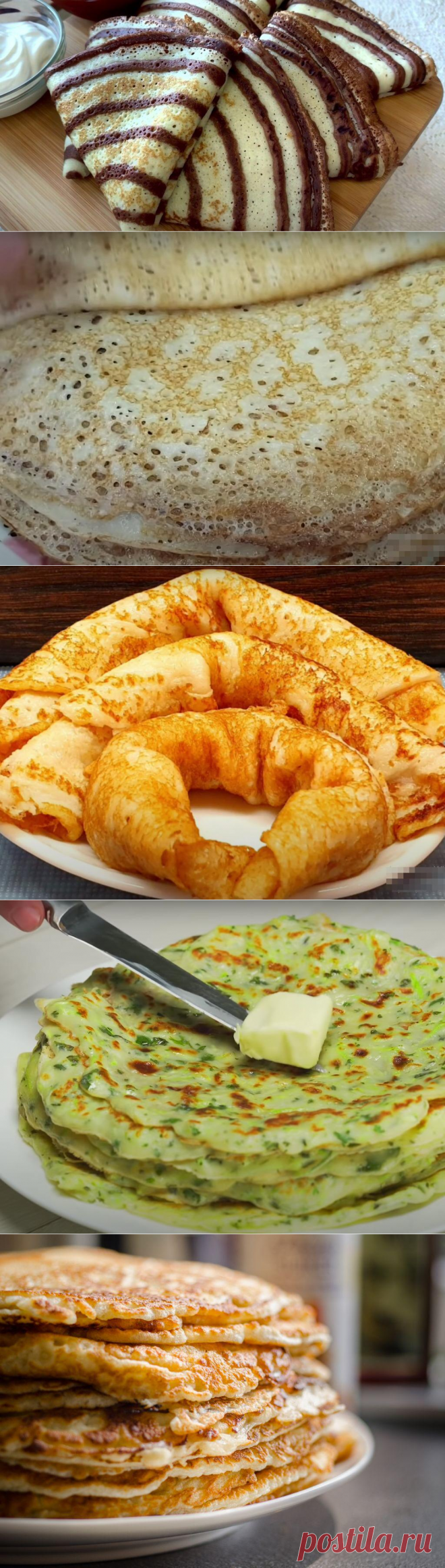 Блины на кефире — 9 простых рецептов