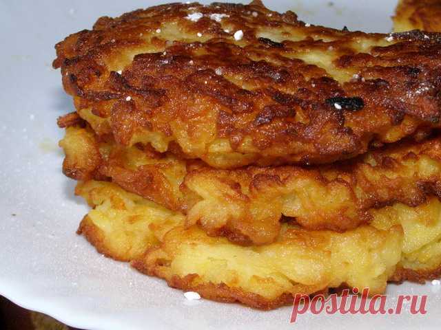 Оладьи из яблок