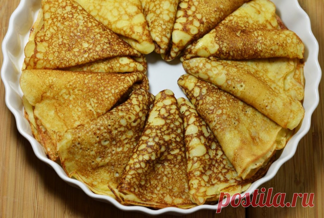 6 рецептов самых вкусных блинов: тонкие на молоке, заварные, панкейки | Рекомендательная система Пульс Mail.ru