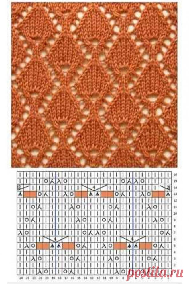 Изумительные ромбы: подборка узоров для спиц | Факультет рукоделия | Яндекс Дзен
