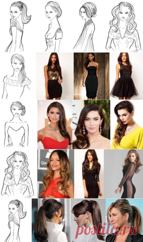 Прически под платья: подбираем самый удачный вариант