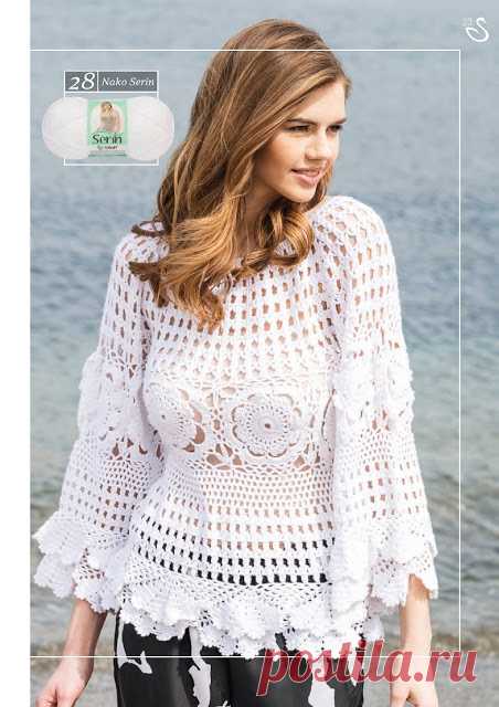 Irish crochet &: BLOUSE