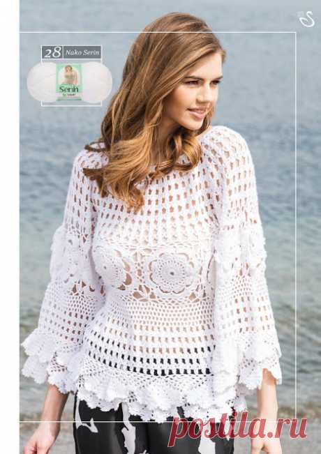 Irish crochet &: BLOUSE