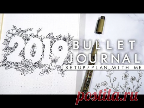 2019 New Bullet Journal/Planner Setup ✨Elegant✨