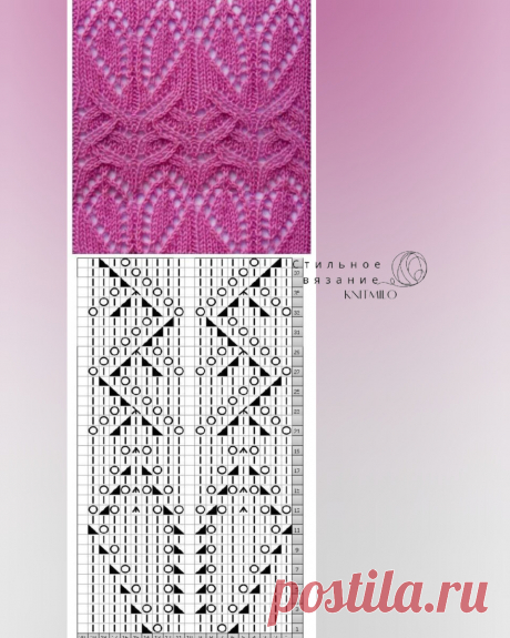 Природные узоры спицами + схемы. ☆11-25 | Стильное вязание KNITMILO | Дзен