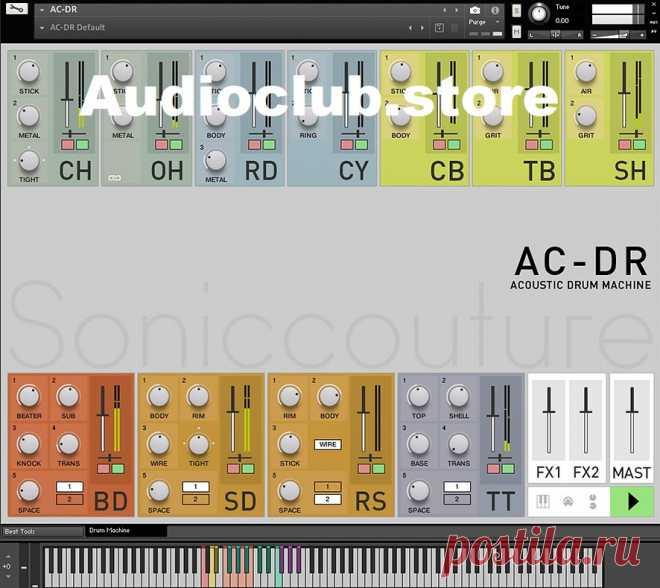 Soniccouture AC-DR Acoustic Drum Machine v1.5 KONTAKT 
 | 2,73 GB

The Soniccouture AC – DR Acoustic Drum Machine is an extraordinary deviation from other producers of the same category in the sense that it combines the subtle touch of the acoustic drum and a contemporary level of electronic sound. Such follows the track of versatility, providing the producers with a different kind of sound that is deep and creative at the same time.