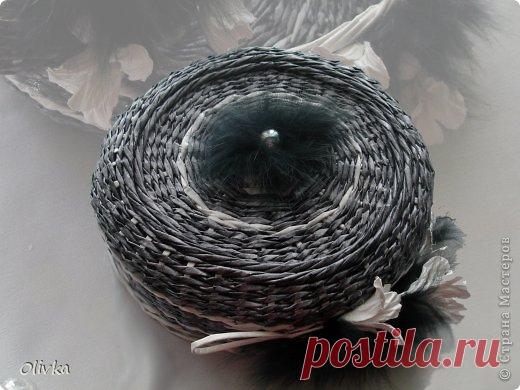 Плетение из газет и бумагопластика. Очень красивые работы от Olivka