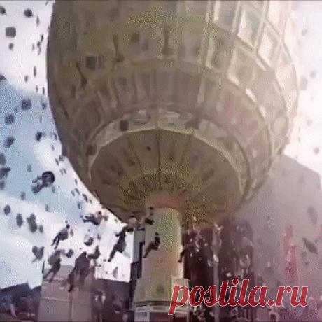 Аттракционы в Китае.  Одноклассники