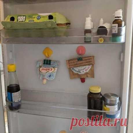 Крючки в холодильнике
