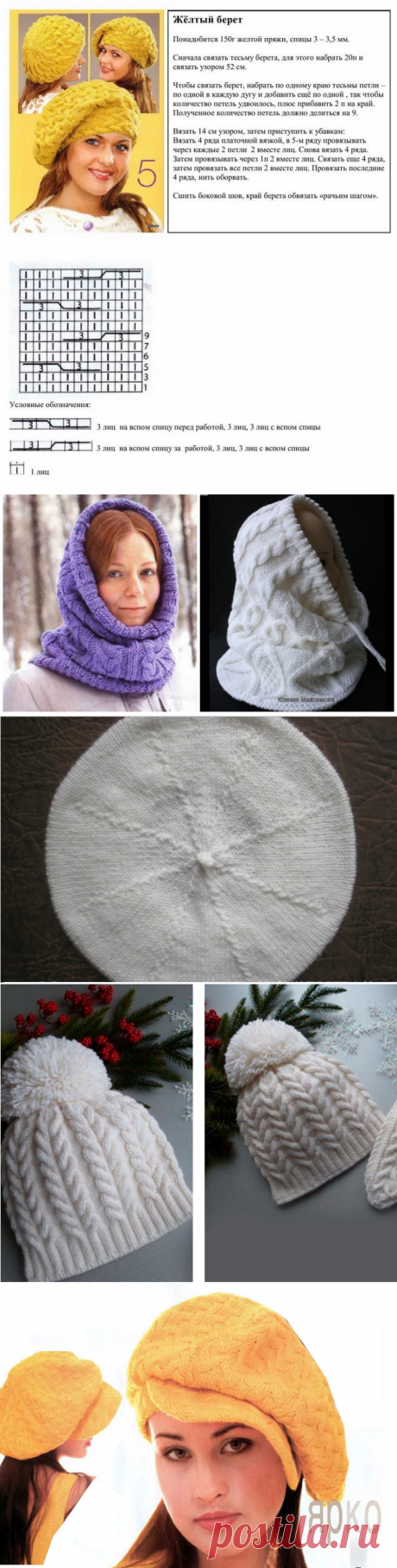Как связать модную шапку спицами для женщины: пошаговые фото и видео инструкции вязания самых модных фасонов теплых зимних шапок и шапок на весну со схемами | QuLady