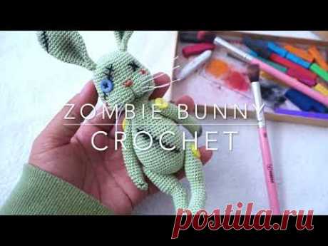 Crochet zombie bunny🐰