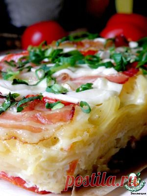 Spaghetti-Cake или Пирог из спагетти - кулинарный рецепт