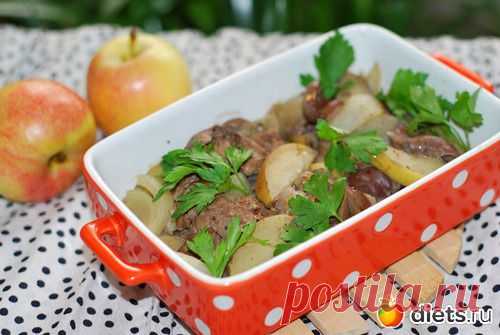 Куриная печень с яблоками.: Готовим в микроволновке: Группы - diets.ru