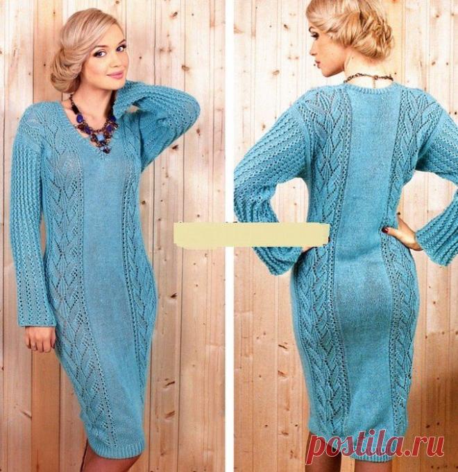 >БИРЮЗОВОЕ ПЛАТЬЕ